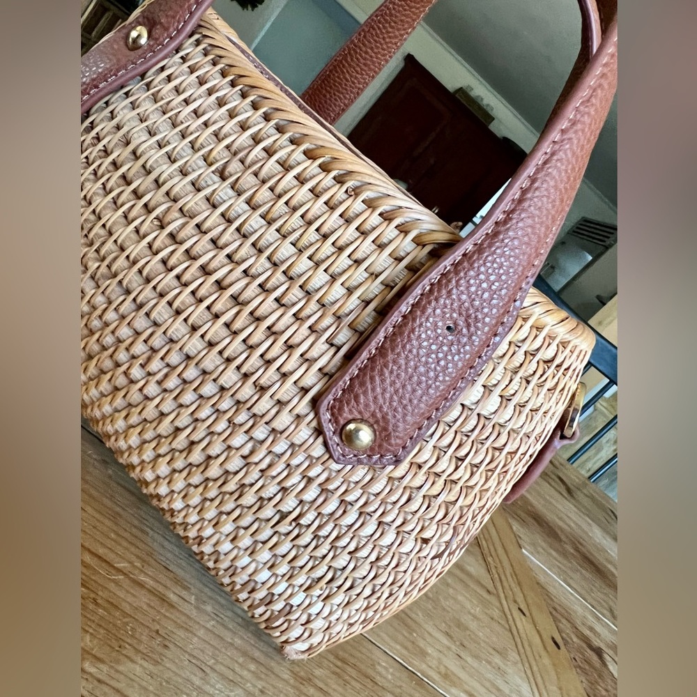 Straw Handbag New - Picture 11 of 14